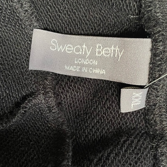 NEW Sweaty Betty Essentials Relaxed Fit Black Joggers XXL - Picture 6 of 13